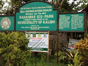 Entrance to the Bakhawan Eco-Park